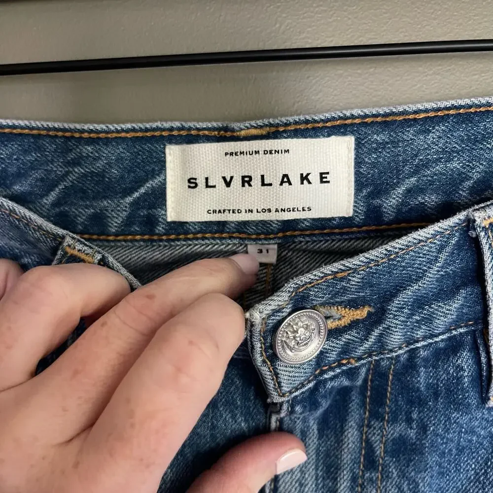 SLVRLAKE‎ Charlotte High Rise Boot Cut Jeans in Tucson Size 31 Flare Rigid Denim